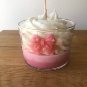 Bougie Nœud rose