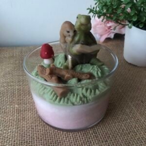 Bougie tortue lapin