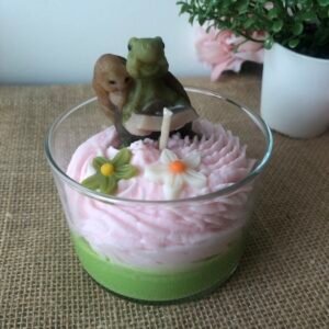 Bougie tortue lapin