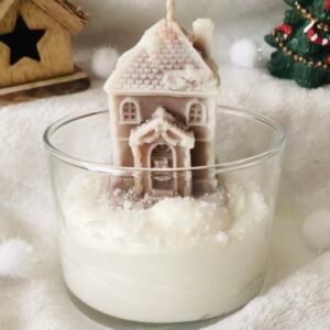 Bougie Maison de Noël Spéculoos