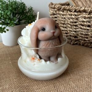 Bougie Lapin Parfum Musc